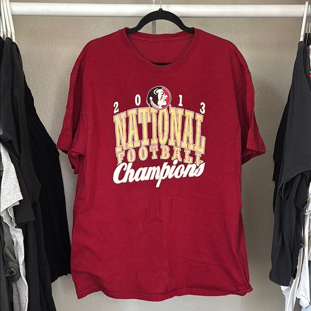 2013 National Champions Florida State University Seminoles Print Graphic XXL Tee
